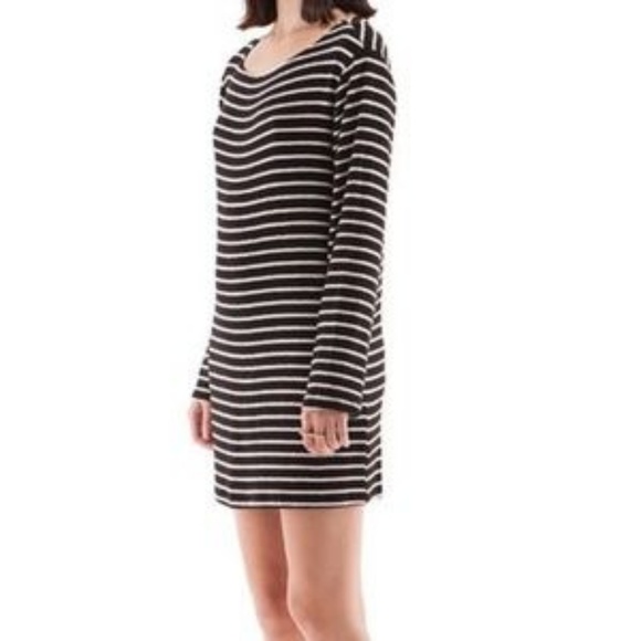 Hye Park and Lune | Stacy Black White Stripe Dress - Picture 2 of 8